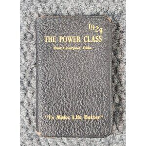 Vtg 1920s 1924 Pocket Calendar Some Writing Inside Black Power Class E Liverpool